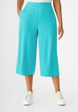 GBANNA Culottes From LENZING™ ECOVERO™ - Amalfi Green Givn Berlin
