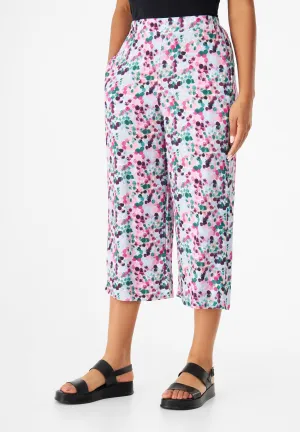 GBANNA Culottes From LENZING™ ECOVERO™ - Green / Violet (Bubbles) Givn Berlin
