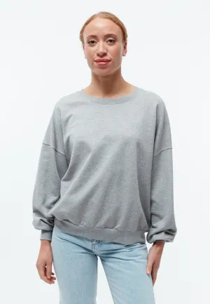 GBARIANA oversize sweater made from organic cotton - Grey Melange Givn Berlin