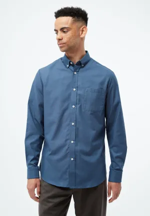 GBBENNET shirt made from organic cotton with breast pocket - Berlin Blue Givn Berlin