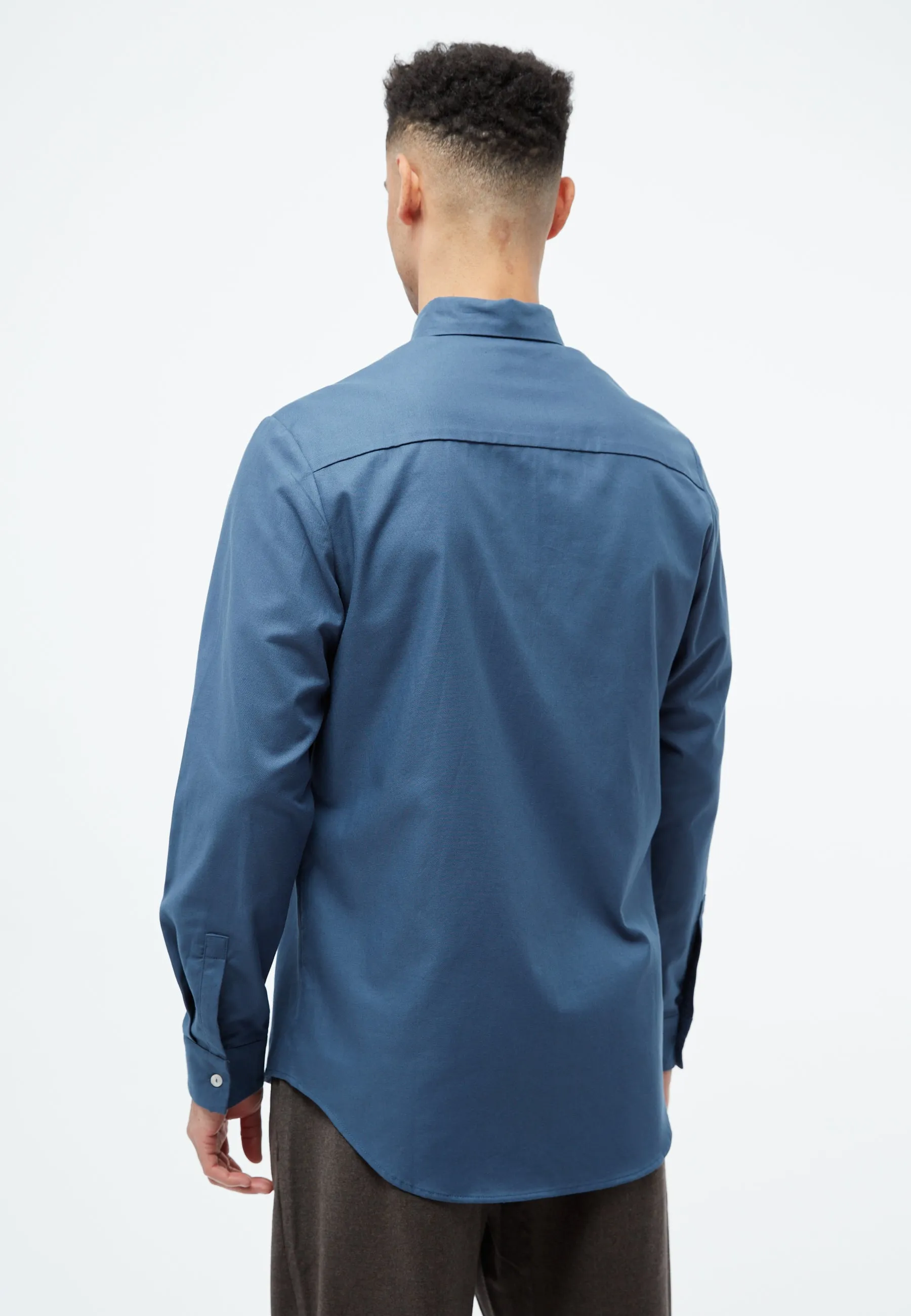 GBBENNET shirt made from organic cotton with breast pocket - Berlin Blue Givn Berlin