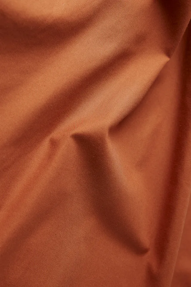 GBBENNET shirt made from organic cotton with breast pocket - Rust Givn Berlin