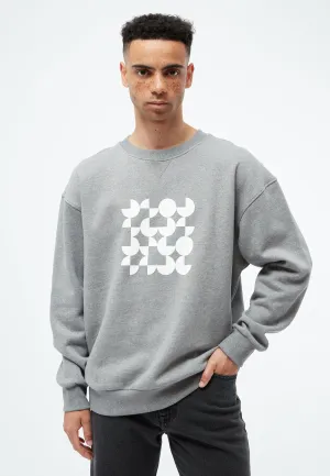 GBCemali (Circles Squares) - Grey Melange Givn Berlin