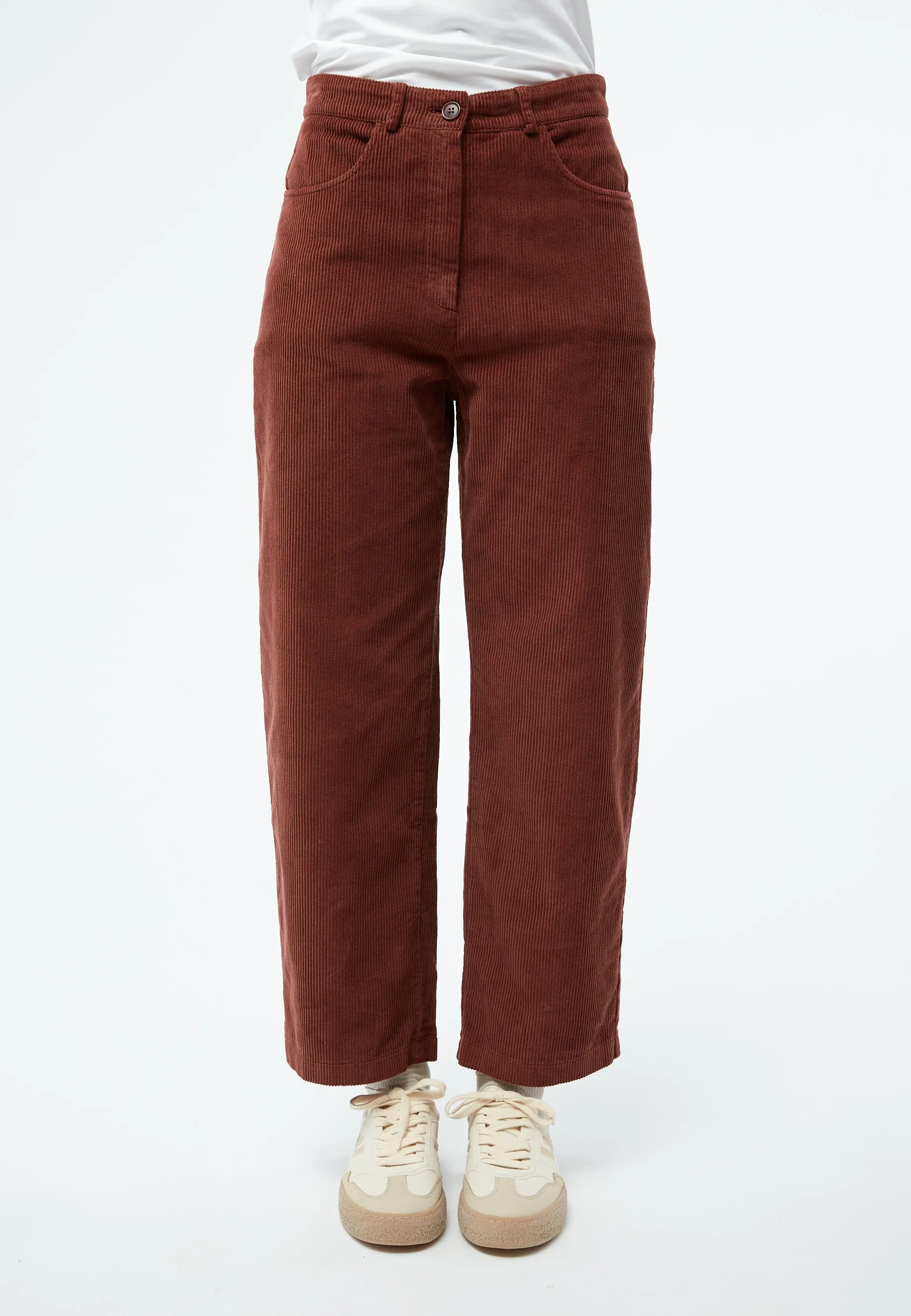 GBCLAIRE corduroy pants made from organic cotton - Intense Rust (corduroy) Givn Berlin