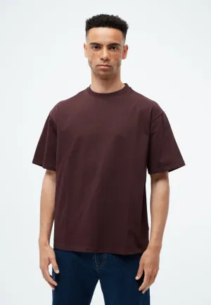 GBCLIFF Heavyweight T-shirt made from organic cotton - Midnight Plum Givn Berlin