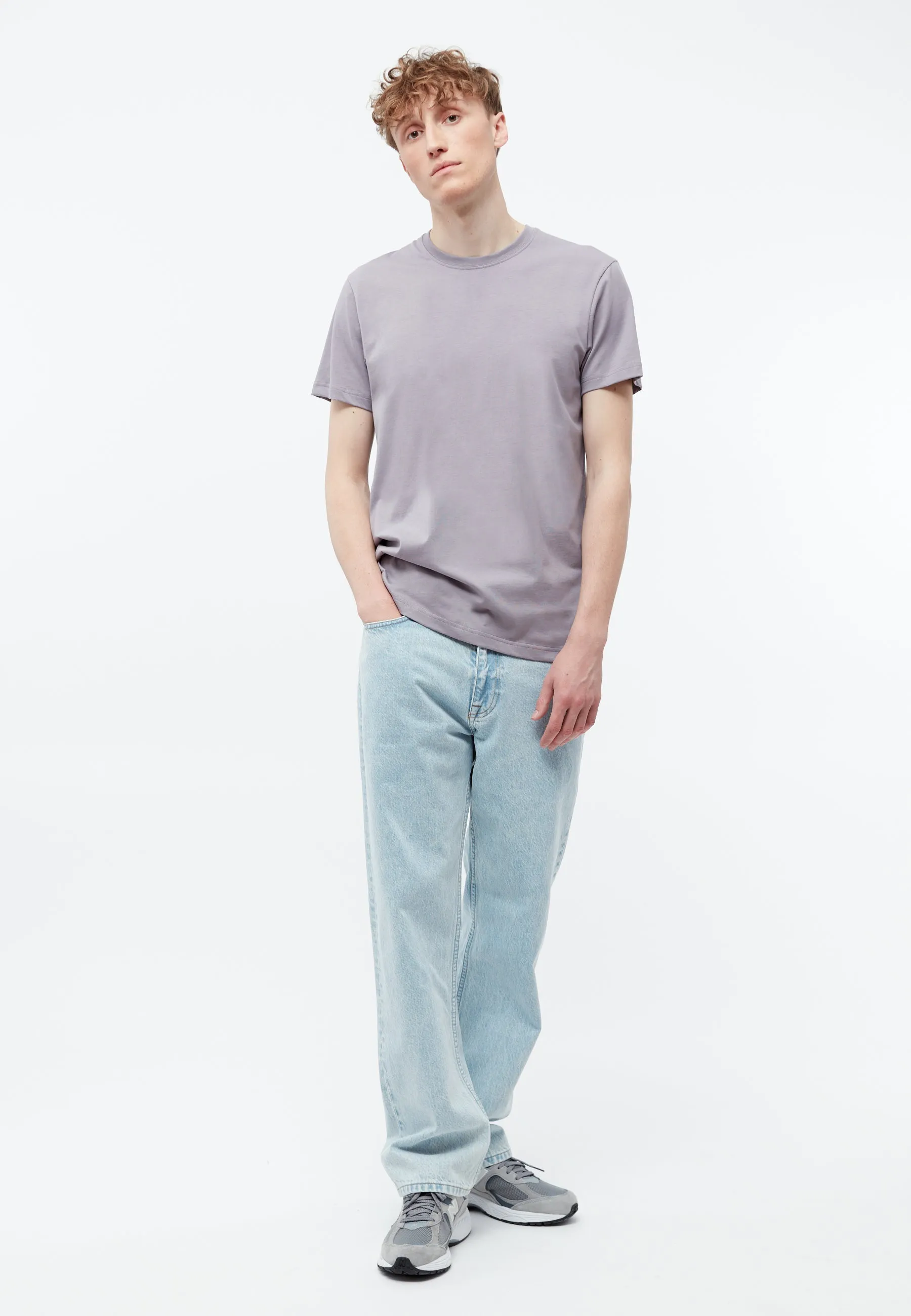 GBCOLBY regular T-shirt made from organic cotton - Lilac Grey Givn Berlin