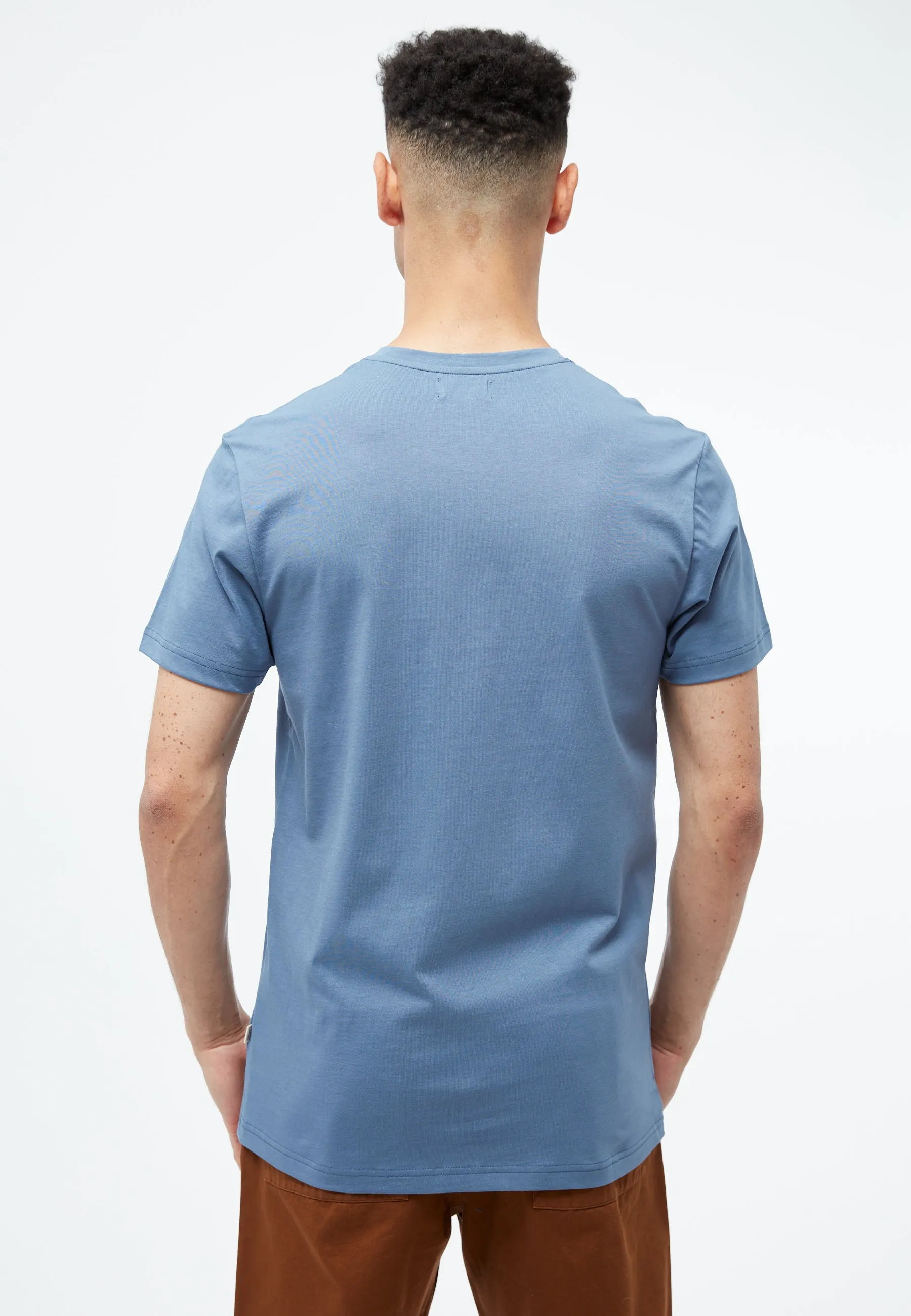 GBCOLBY T-shirt Made From Organic Cotton - Steel Blue Givn Berlin