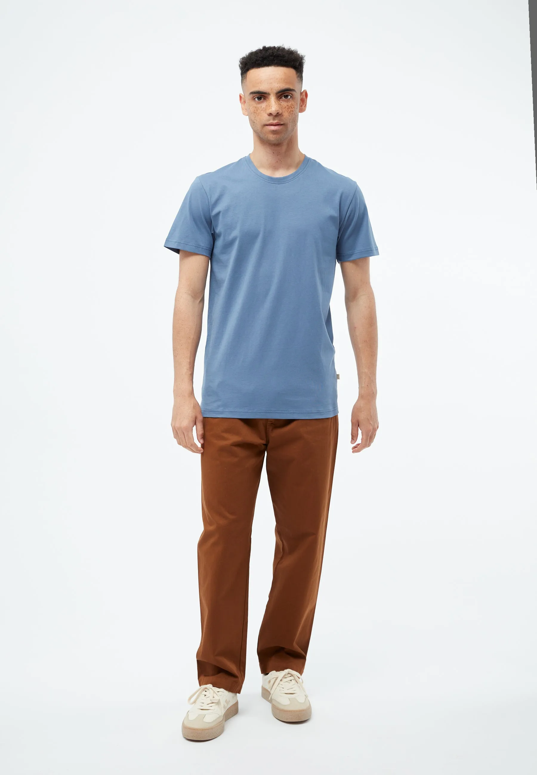 GBCOLBY T-shirt Made From Organic Cotton - Steel Blue Givn Berlin