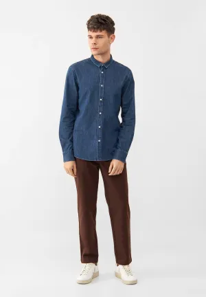 GBDEVIS Denim Shirt Made From Organic Cotton - Dark Blue (Denim) Givn Berlin