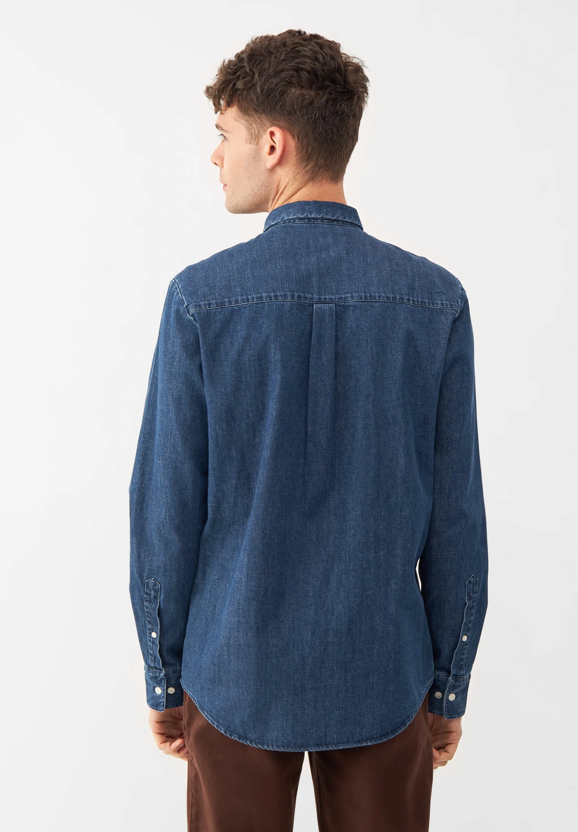 GBDEVIS Denim Shirt Made From Organic Cotton - Dark Blue (Denim) Givn Berlin