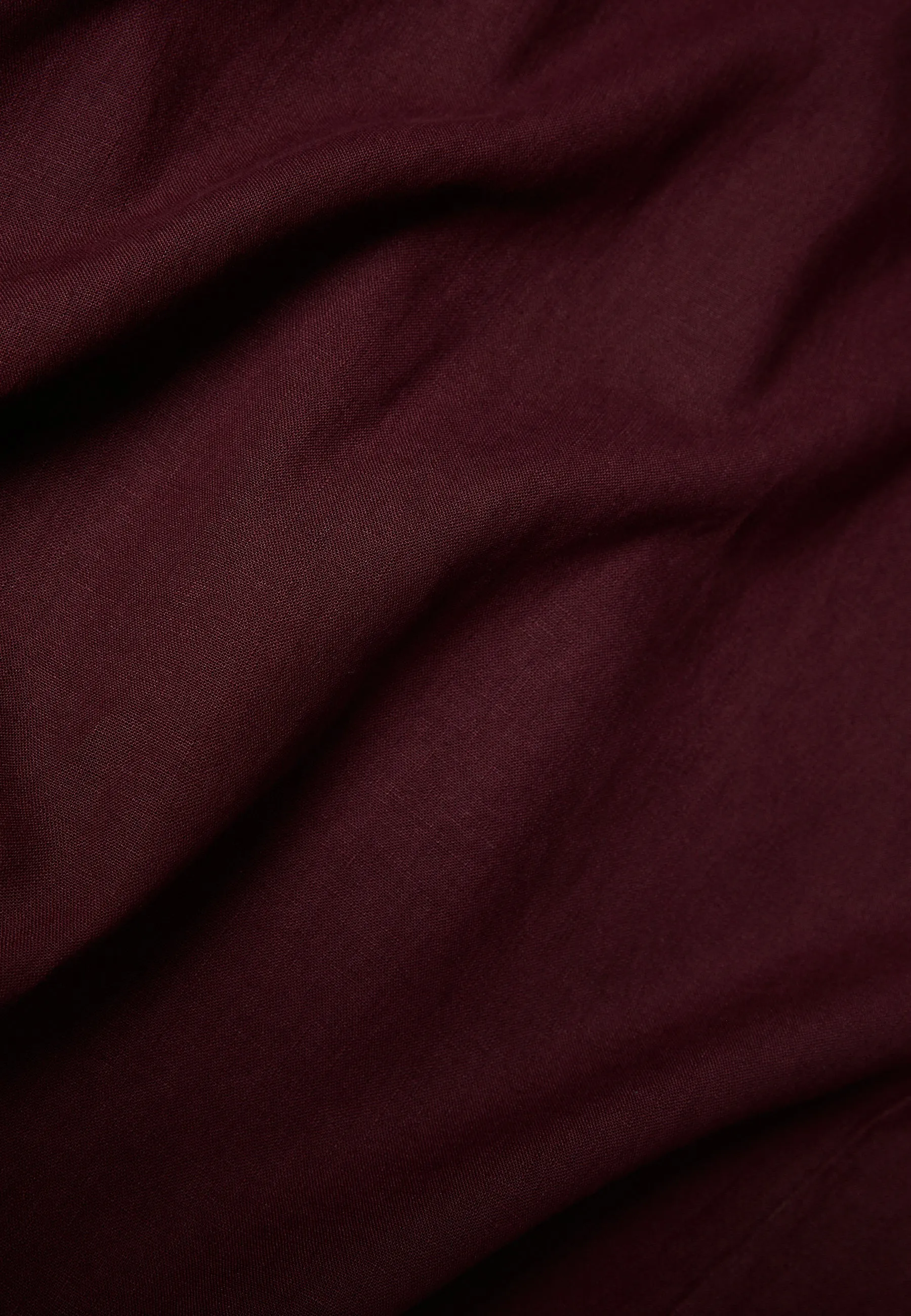 GBDYLAN regular linen short sleeve shirt - Burgundy (Linen) Givn Berlin