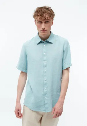 GBDYLAN regular linen short sleeve shirt - Irish Mint (Linen) Givn Berlin