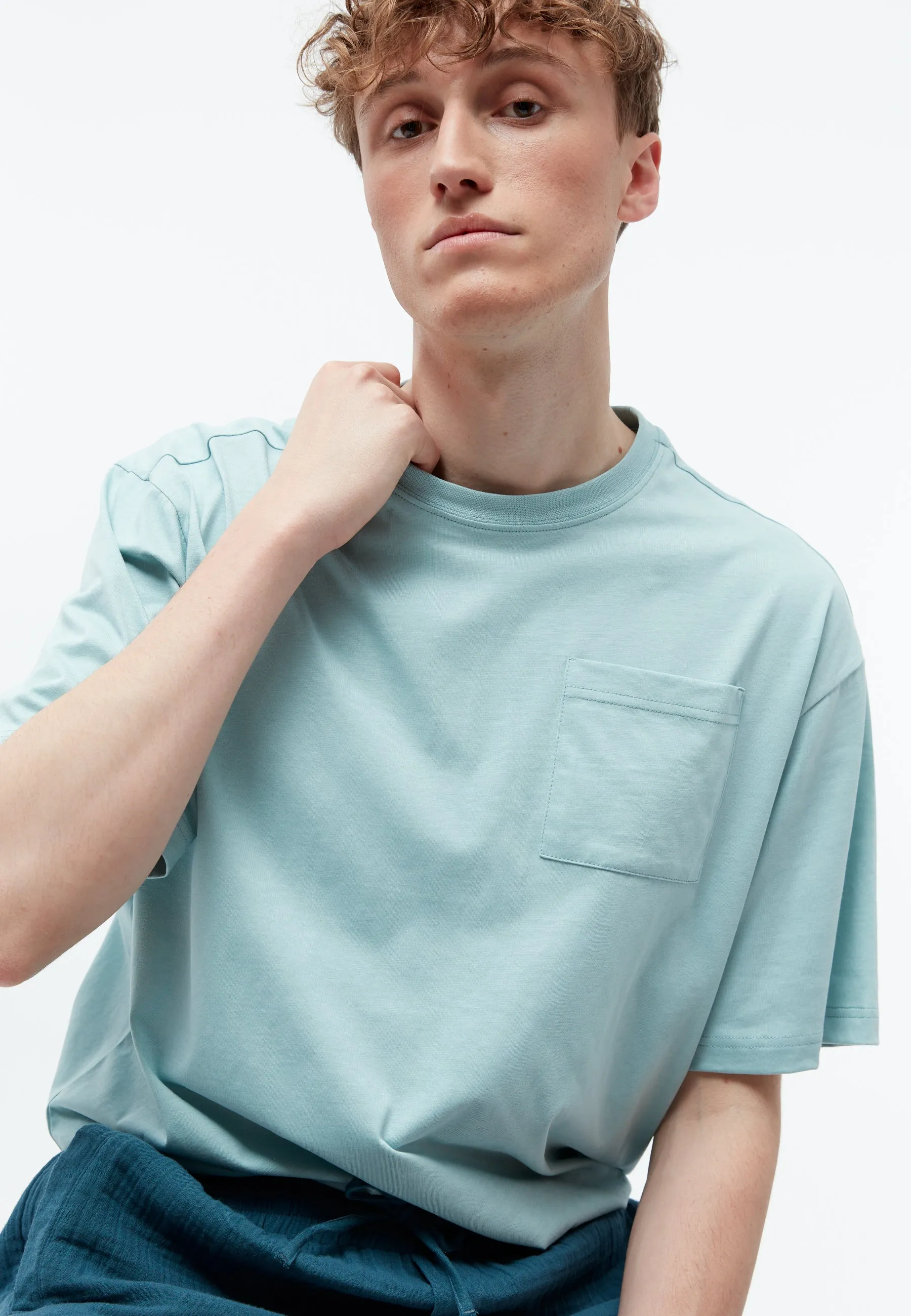 GBEVAN oversize T-shirt made from organic cotton - Irish Mint Givn Berlin