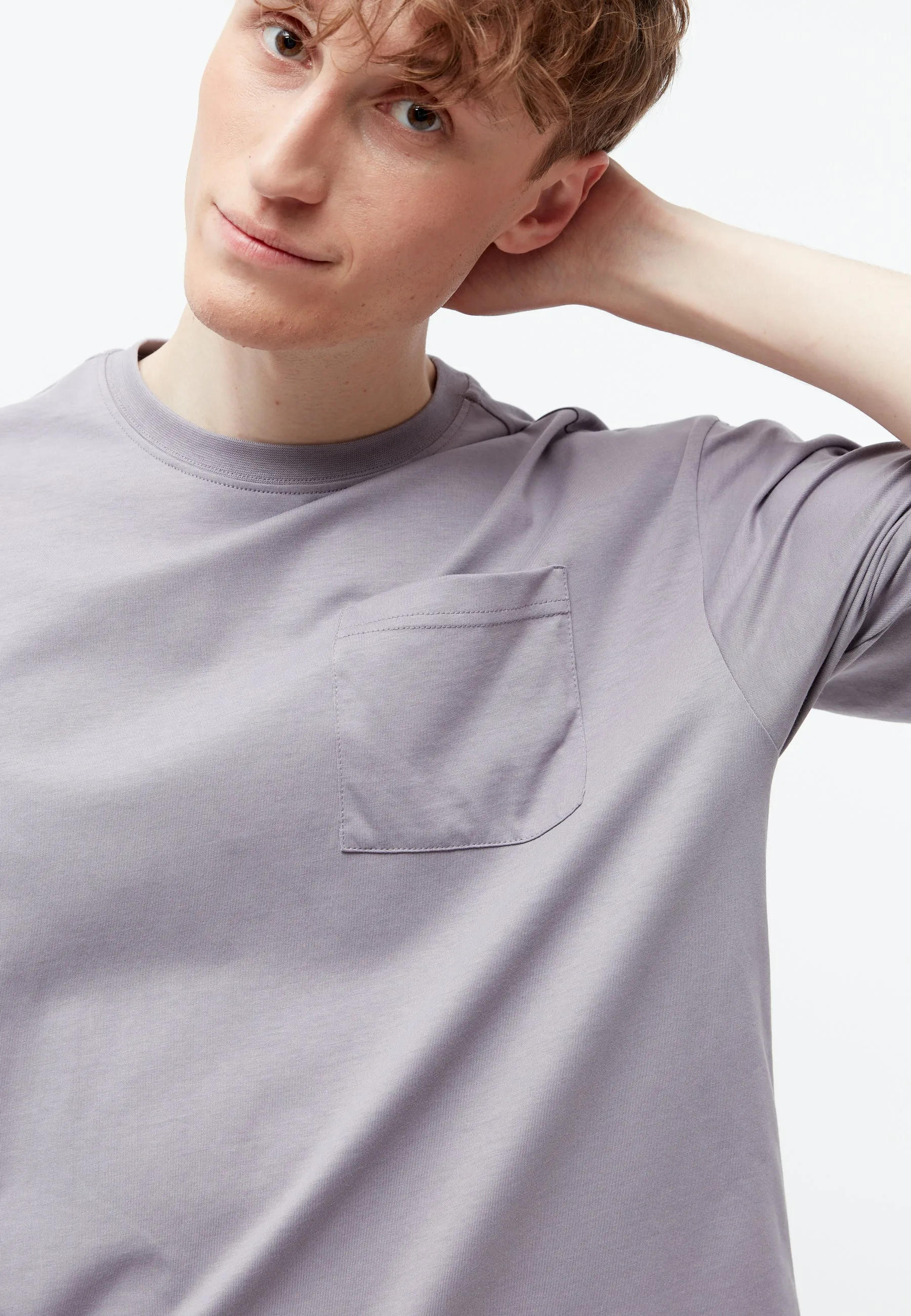 GBEVAN oversize T-shirt made from organic cotton - Lilac Grey Givn Berlin