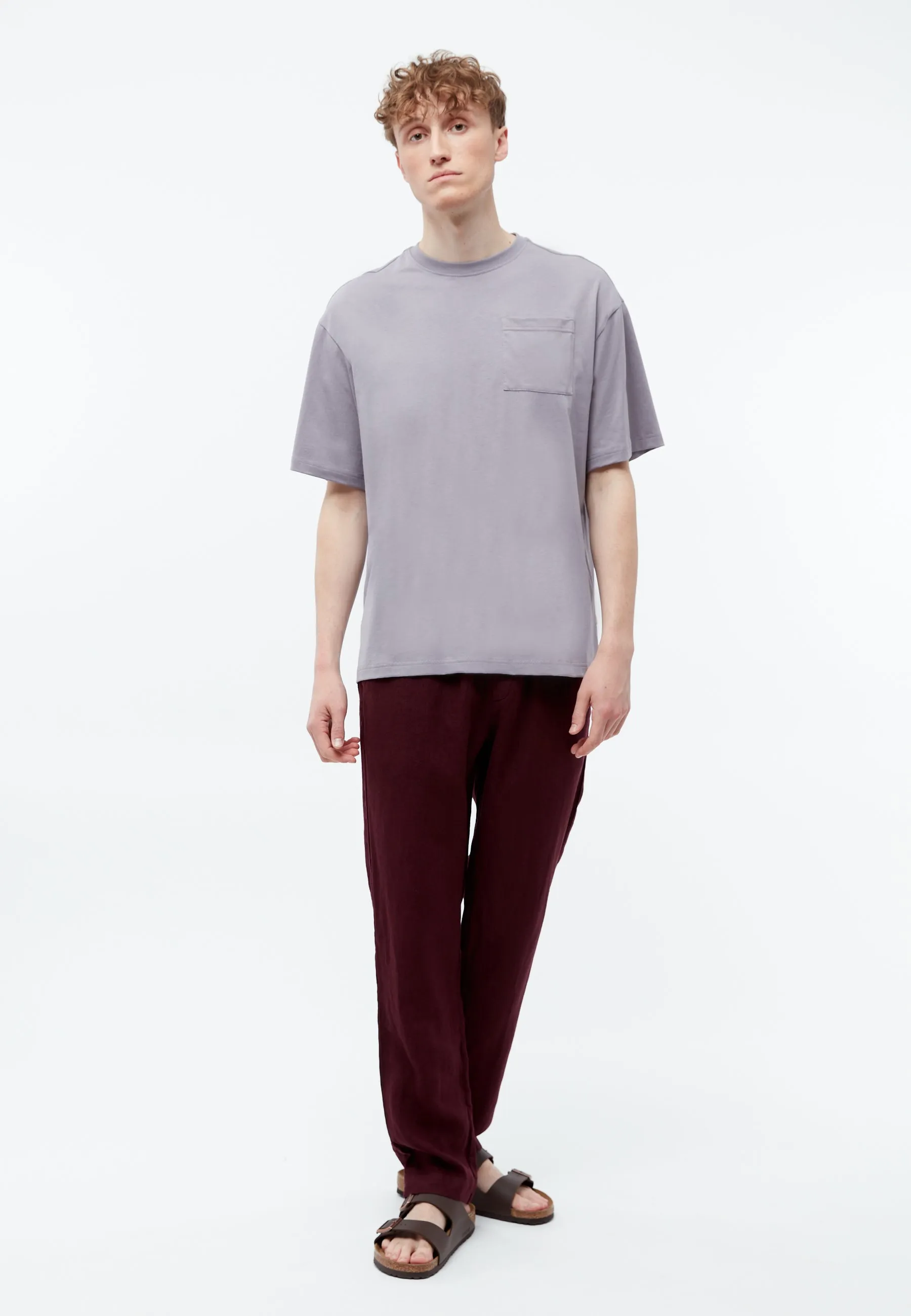 GBEVAN oversize T-shirt made from organic cotton - Lilac Grey Givn Berlin
