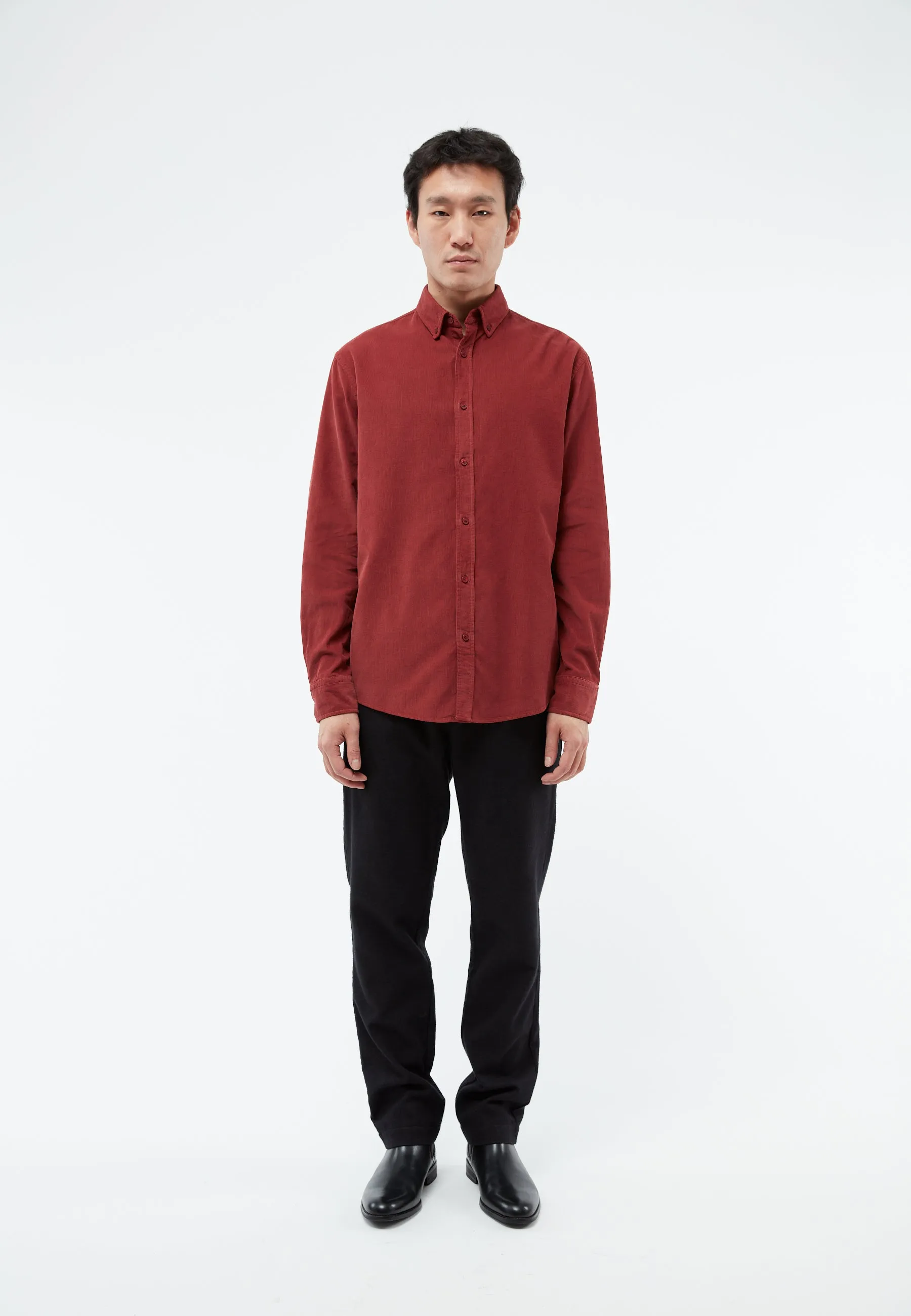 GBFABIO corduroy shirt made from organic cotton - cranberry (corduroy) Givn Berlin