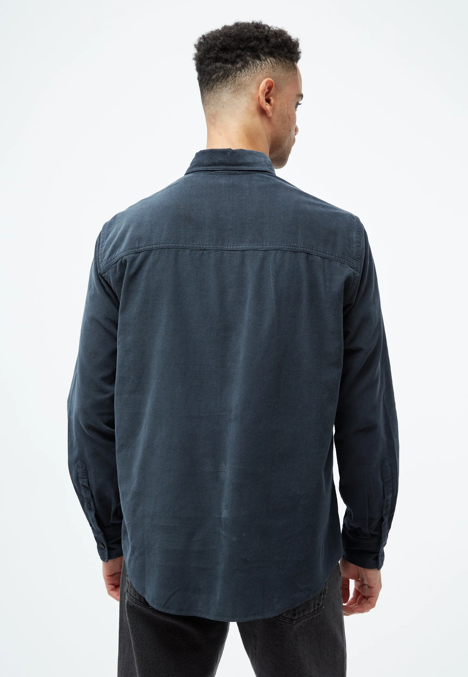GBFABIO corduroy shirt made from organic cotton - Midnight Blue (corduroy) Givn Berlin