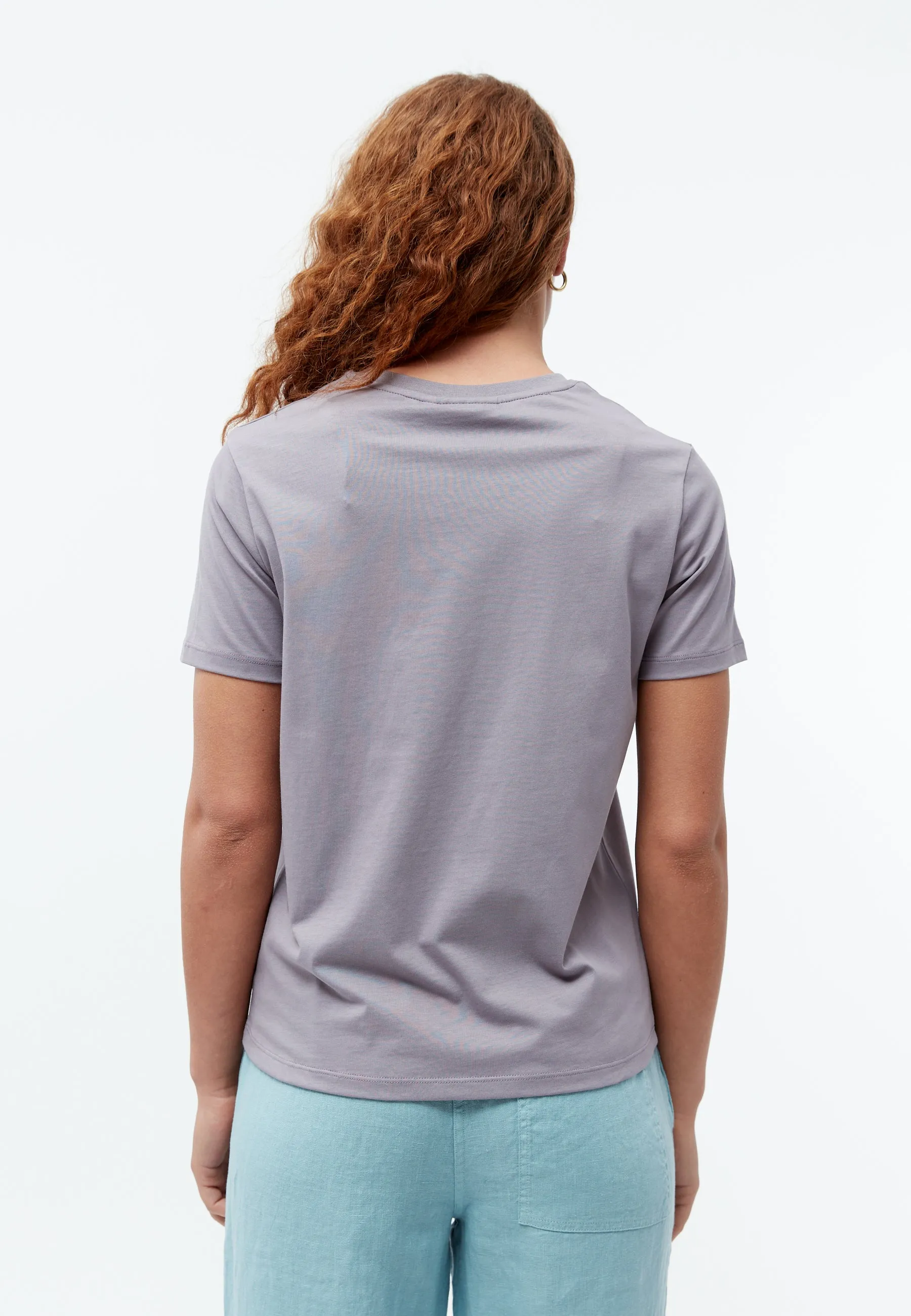 GBFINE T-shirt made from organic cotton - Lilac Grey Givn Berlin