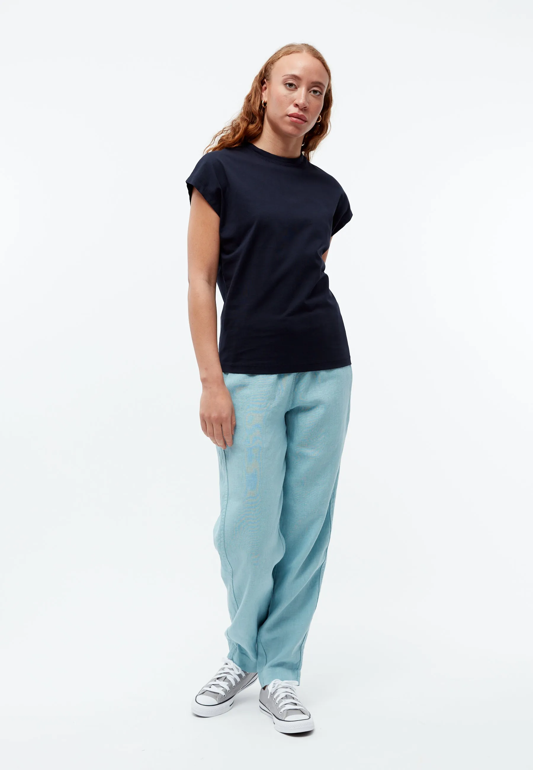 GBLAILA T-shirt made from organic cotton - Midnight Blue Givn Berlin