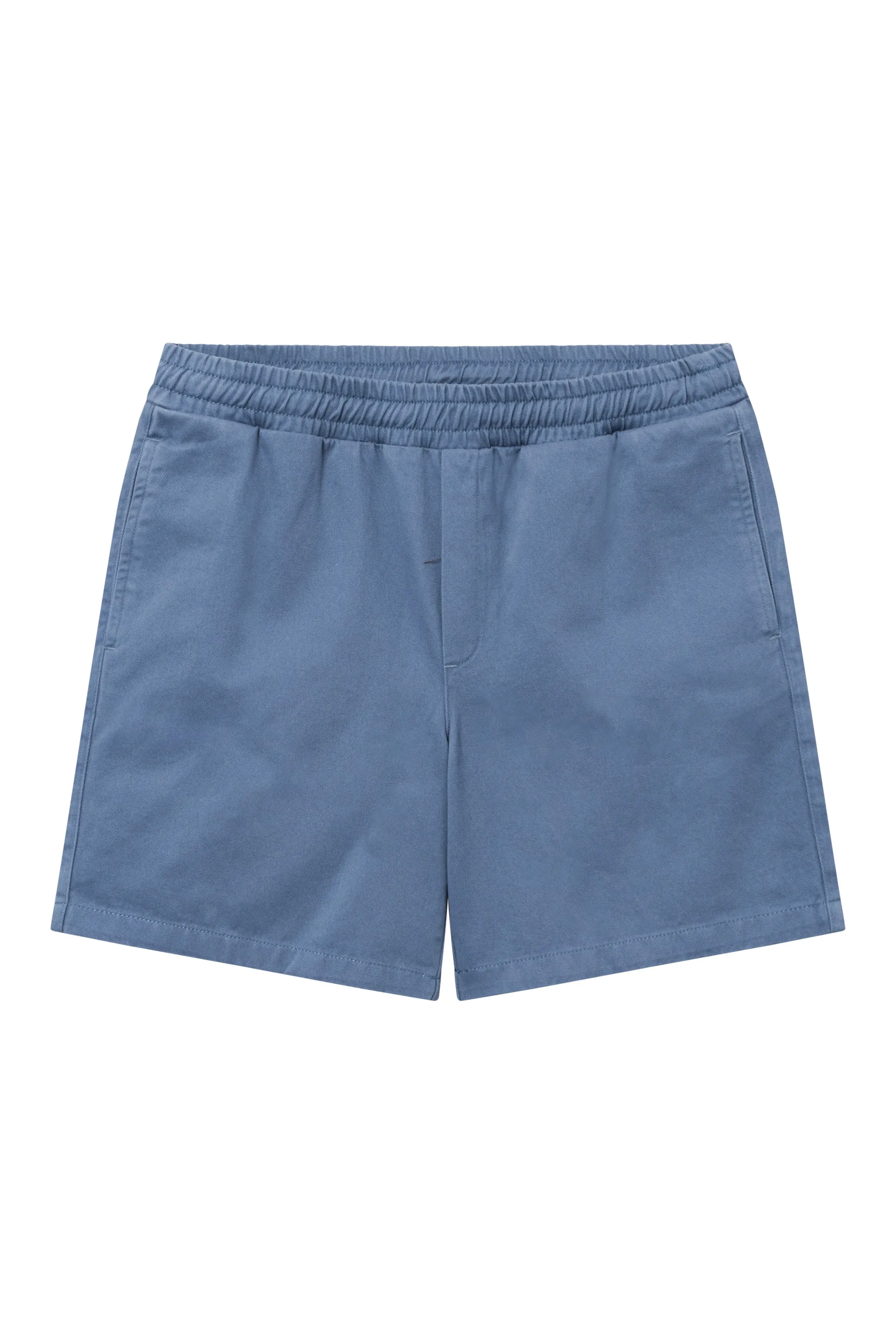 GBLAURIN Organic Cotton Shorts With Eastic Waistband - Steel Blue Givn Berlin