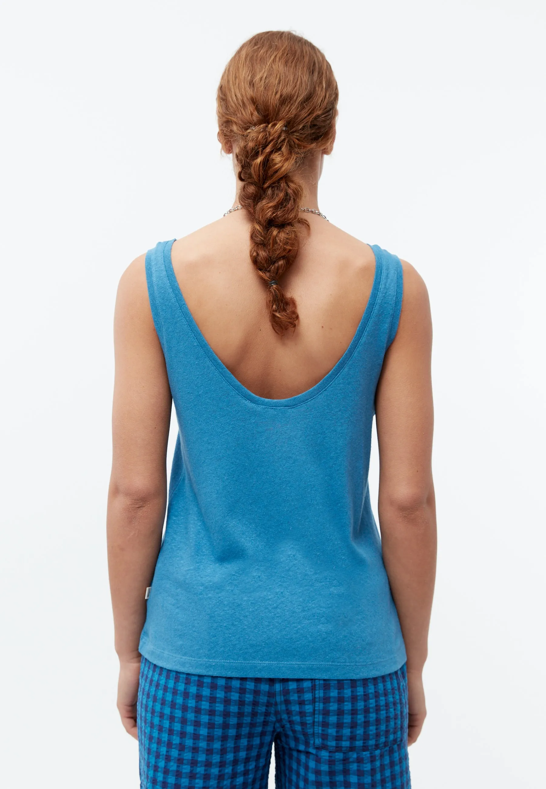 GBMAISIE tank top in cotton/linen mix - Gentle Blue (Linen) Givn Berlin