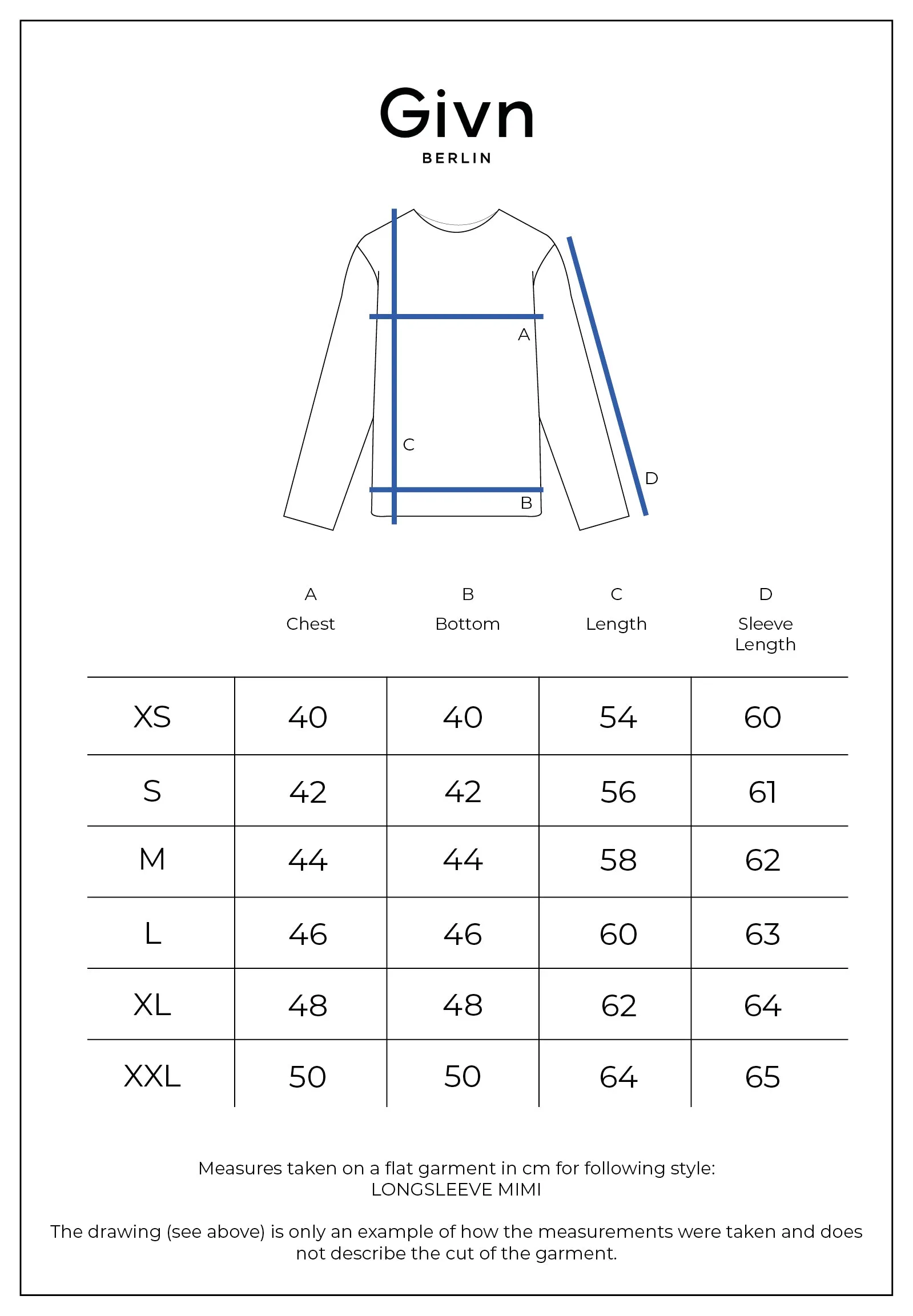 GBMIMI longsleeve in organic cotton with a low-cut back - Dark Olive Givn Berlin