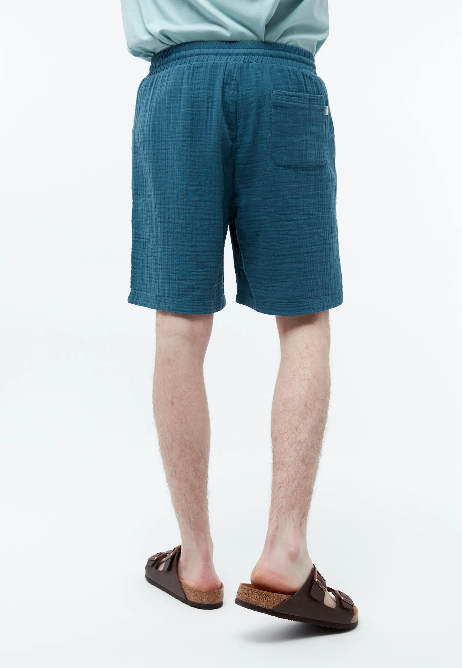 GBPASCAL shorts made from organic cotton muslin - basalt (muslin) Givn Berlin