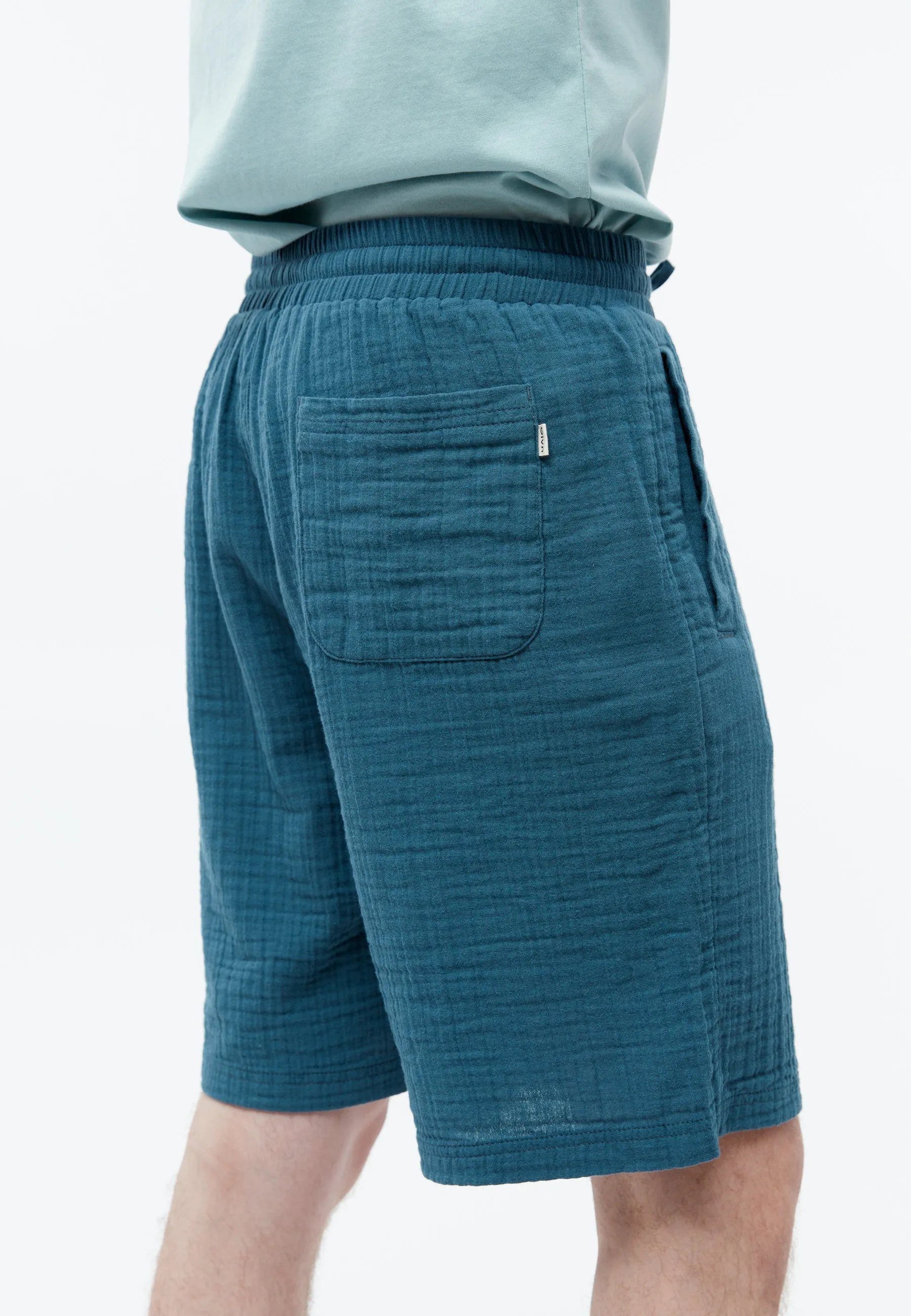 GBPASCAL shorts made from organic cotton muslin - basalt (muslin) Givn Berlin