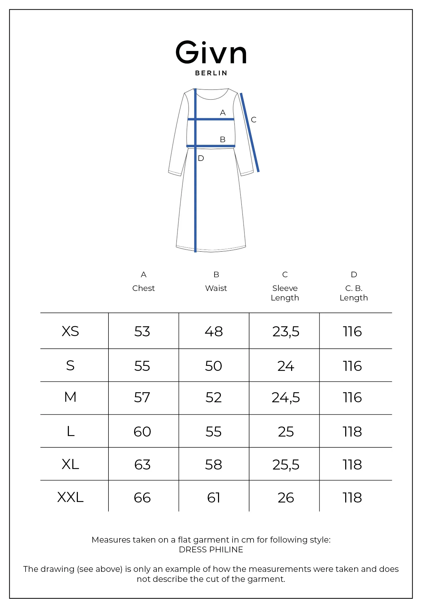 GBPHILINE Relaxed Fit Dress From LENZING™ ECOVERO™ With Belt - Blue / Orange (Drops) Givn Berlin