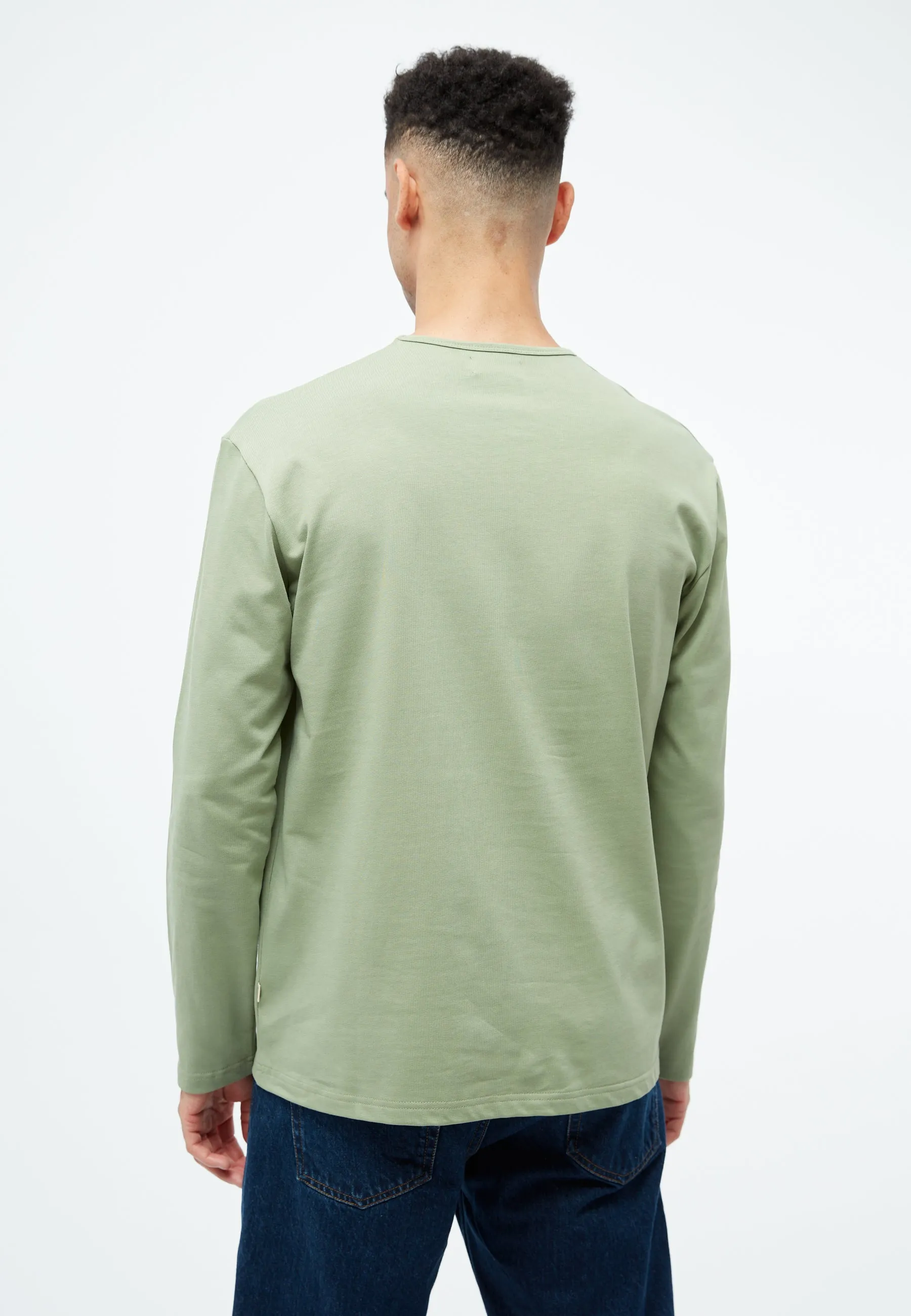 GBPITTIE Heavyweight longsleeve made from organic cotton - Absinthe Green Givn Berlin