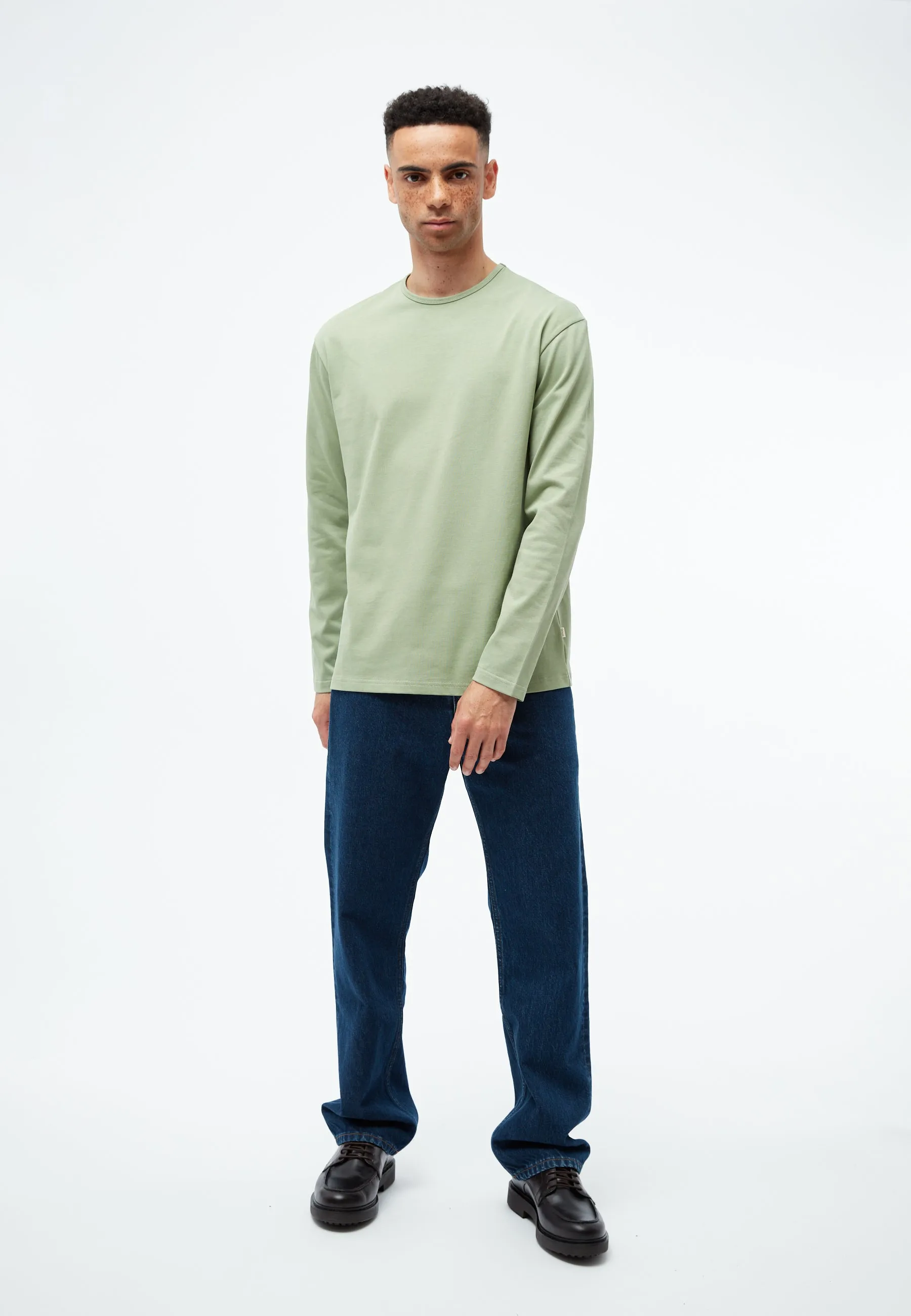 GBPITTIE Heavyweight longsleeve made from organic cotton - Absinthe Green Givn Berlin