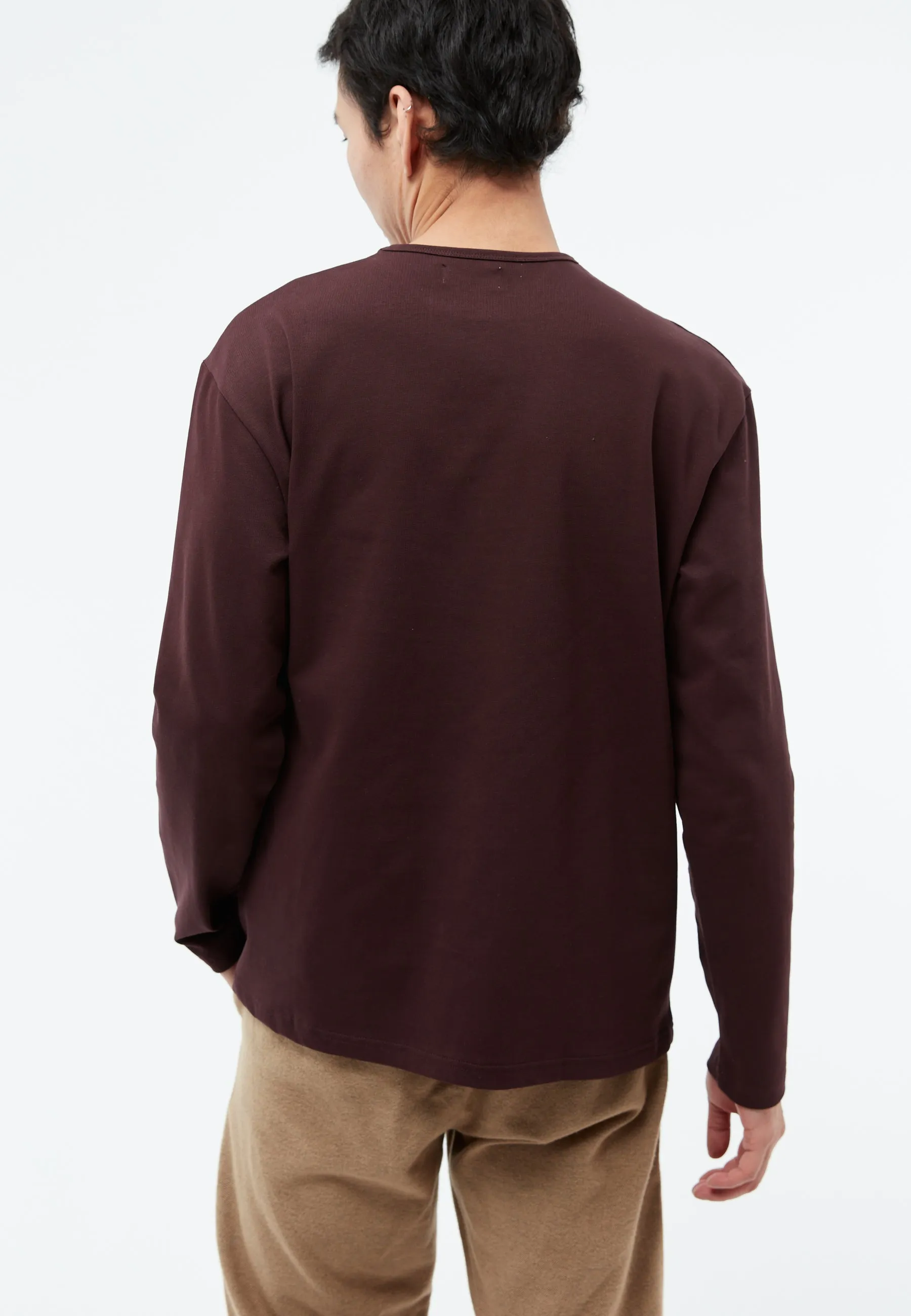 GBPITTIE Heavyweight longsleeve made from organic cotton - Midnight Plum Givn Berlin