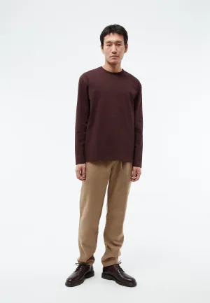 GBPITTIE Heavyweight longsleeve made from organic cotton - Midnight Plum Givn Berlin