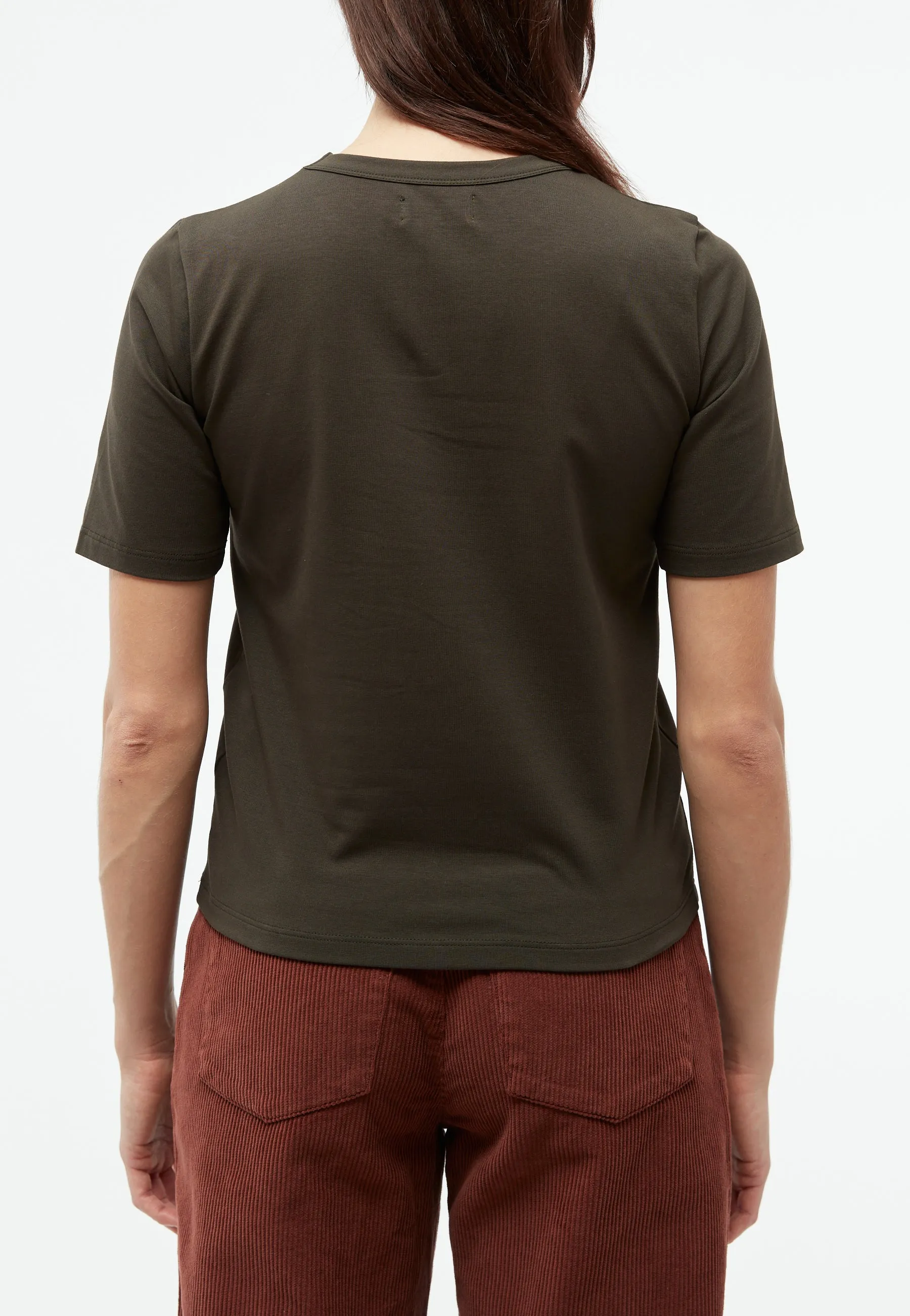 GBRUTH T-shirt made from organic cotton - Dark Olive Givn Berlin