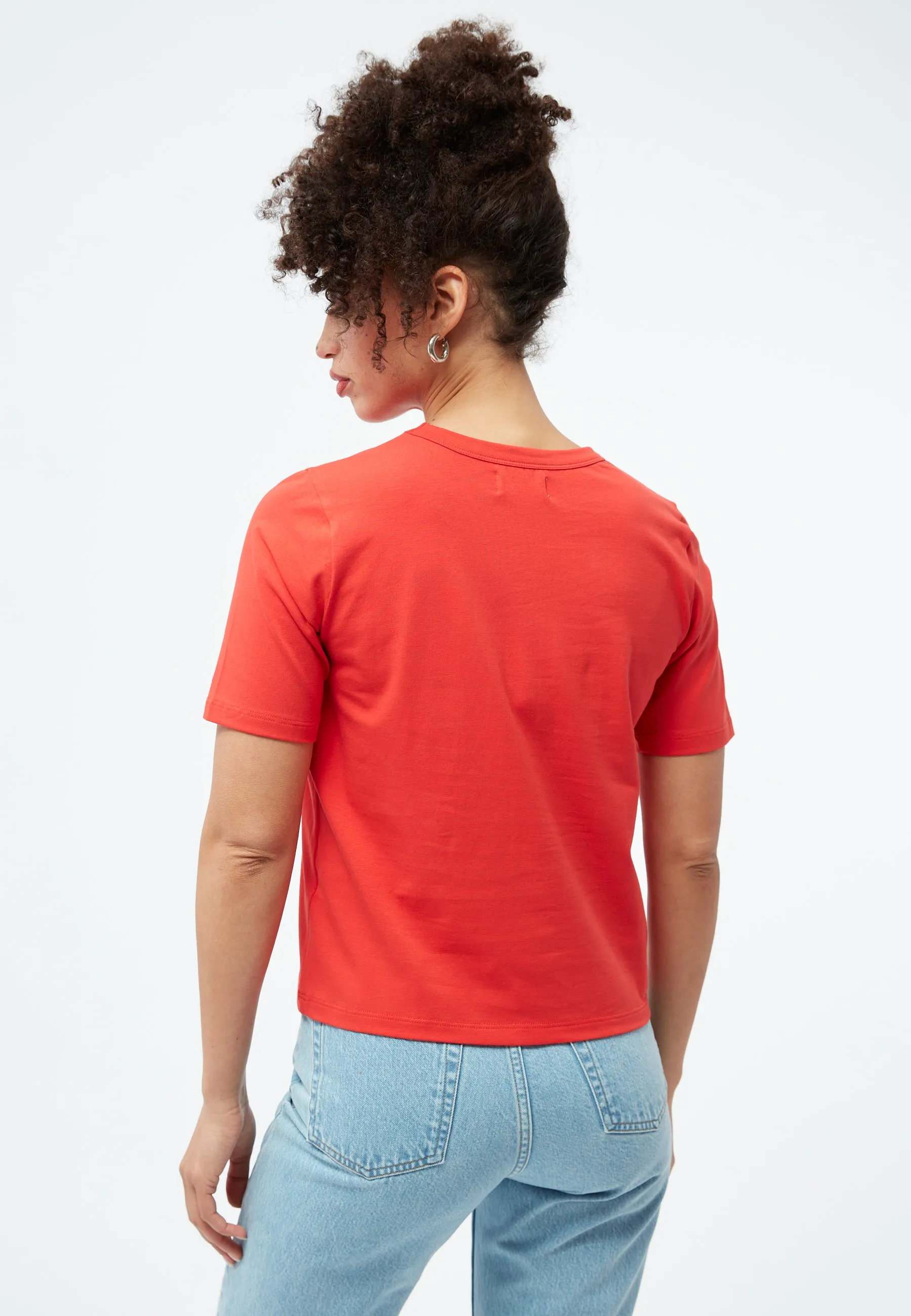 GBRUTH T-shirt made from organic cotton - Tomato Red Givn Berlin
