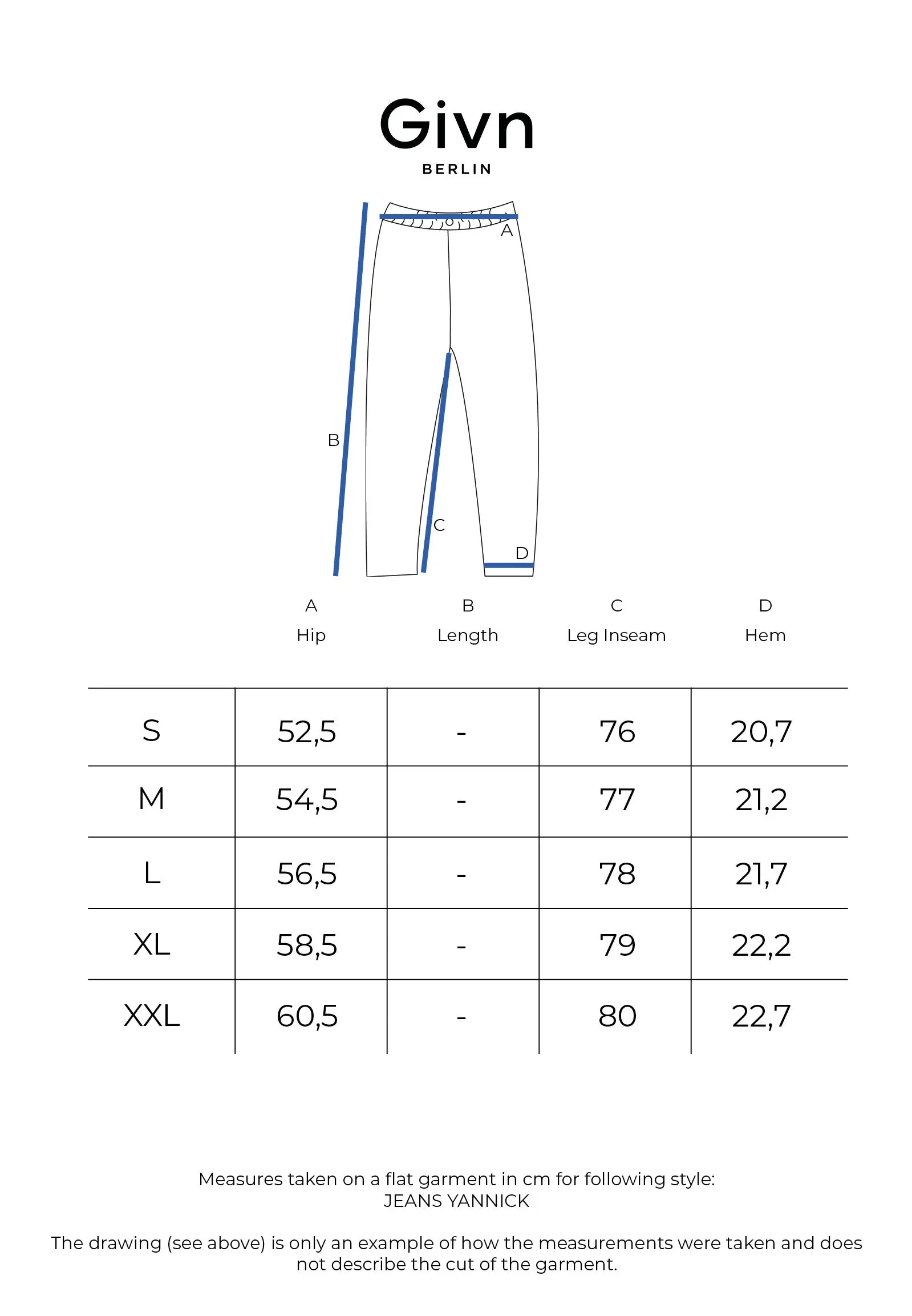GBYANNICK straight fit jeans made from organic cotton - Dark Blue Givn Berlin