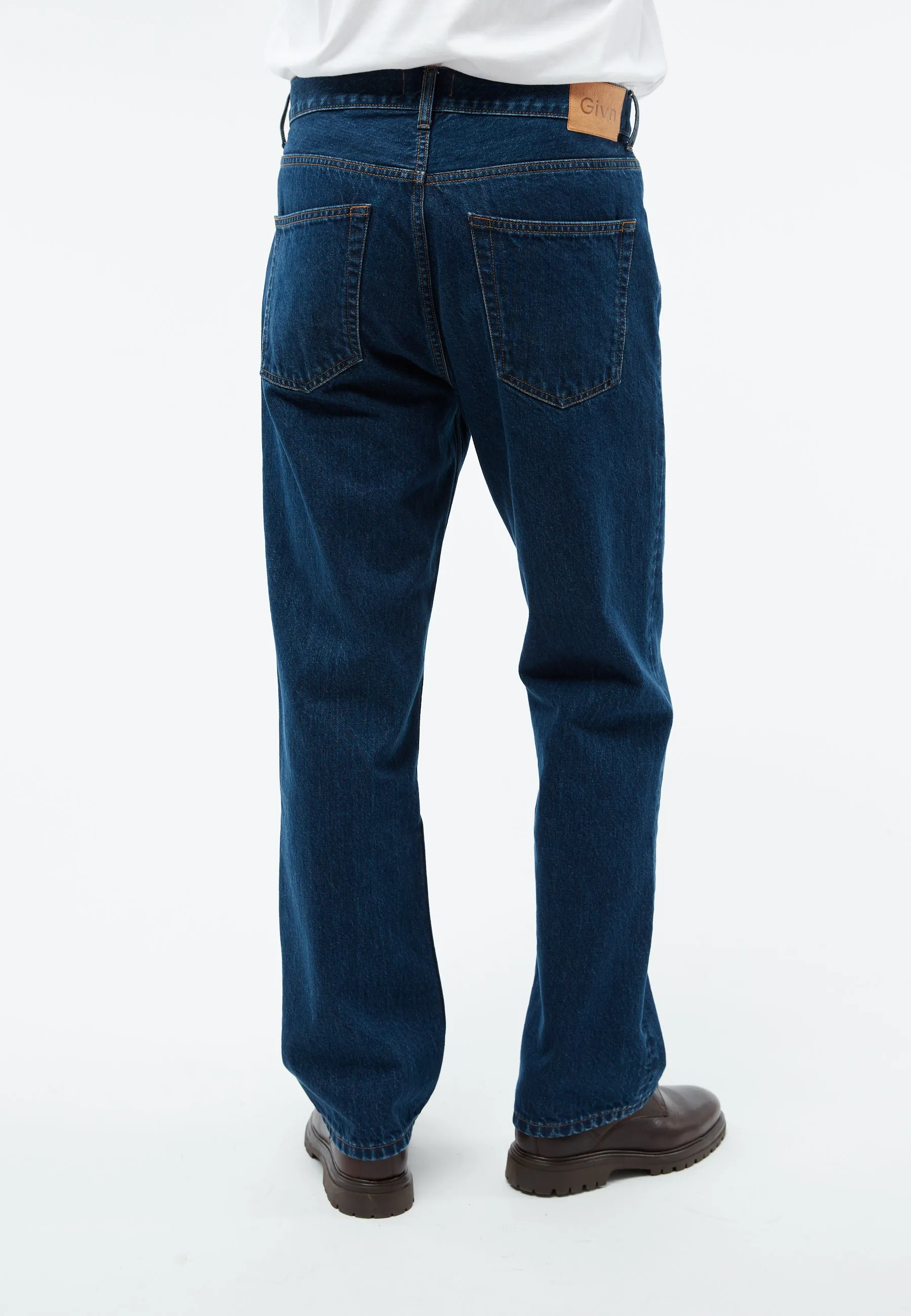GBYANNICK straight fit jeans made from organic cotton - Dark Blue Givn Berlin