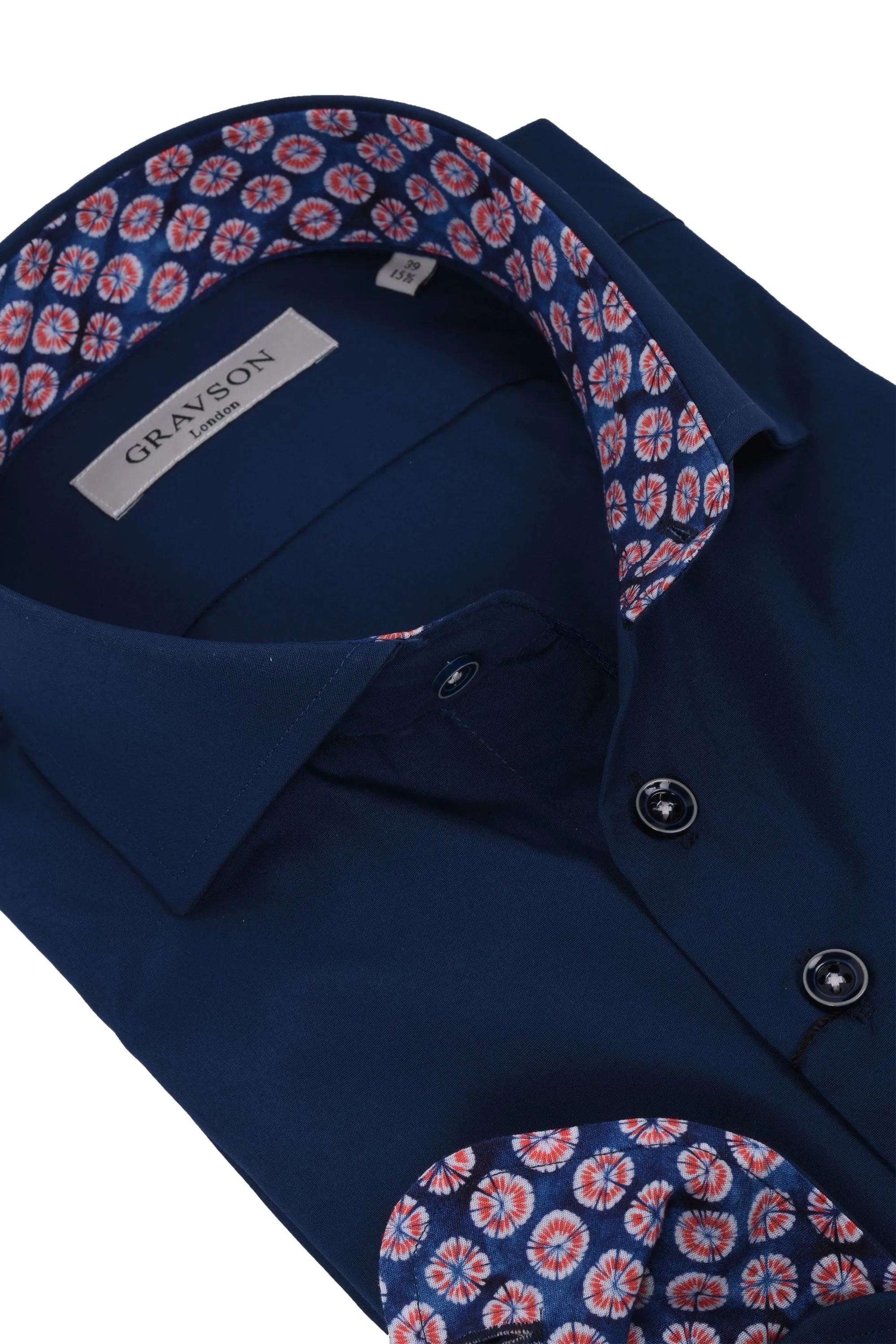 Gravson London Navy Shirt Navy