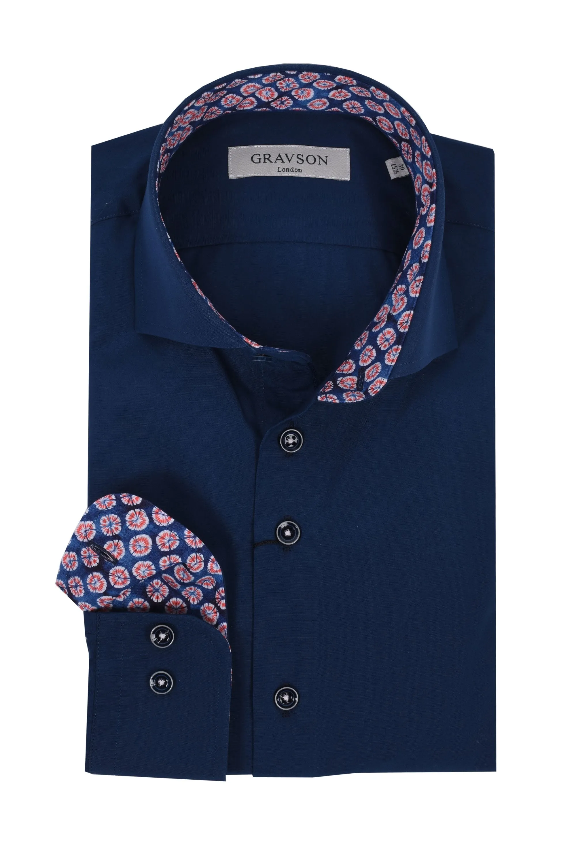 Gravson London Navy Shirt Navy