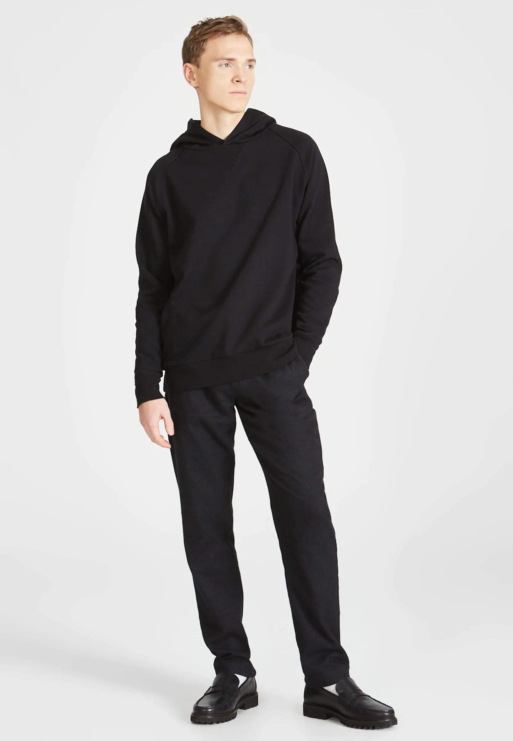 Hoodie BRODY organic cotton - Black Givn Berlin