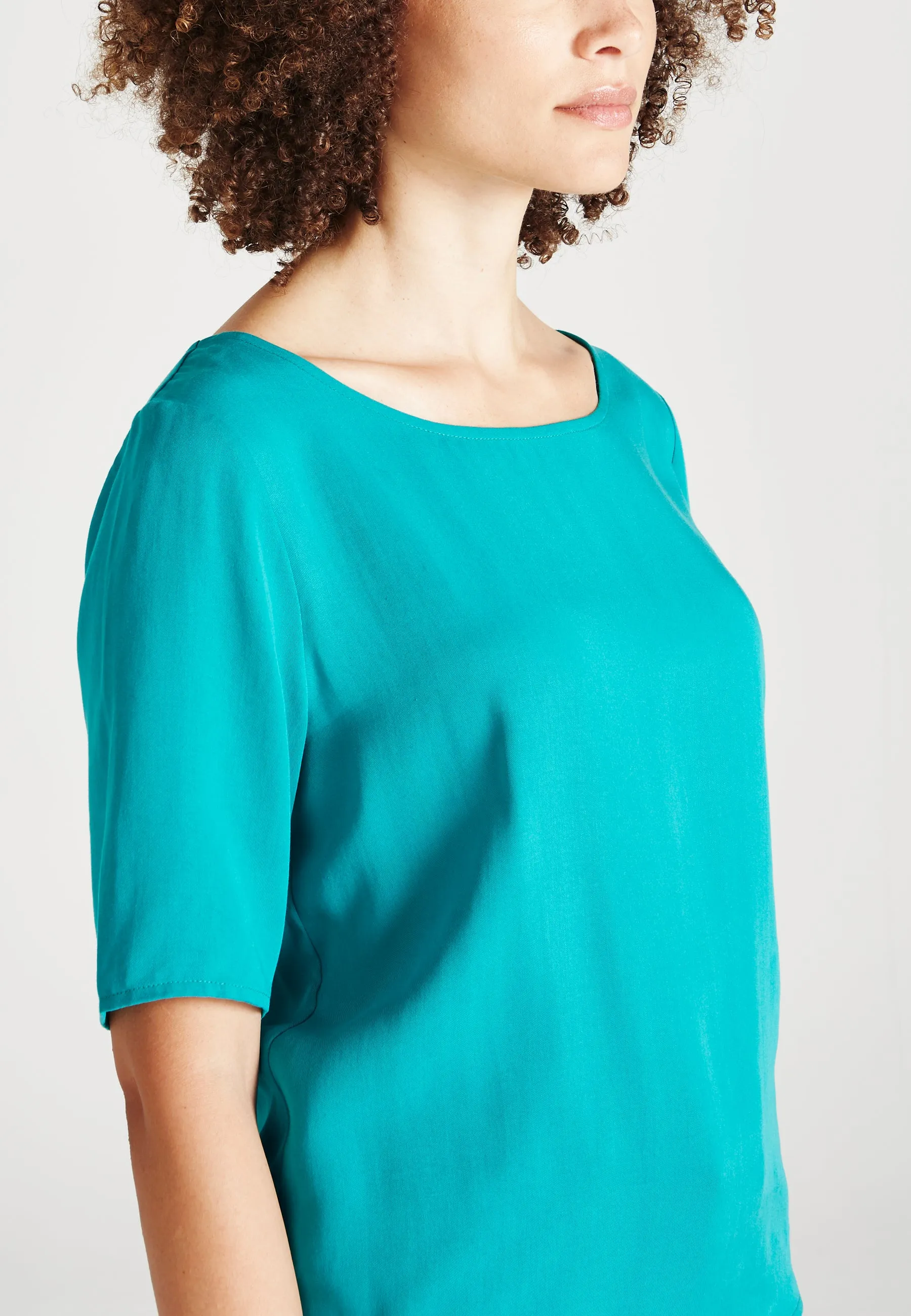 ISLA blouse shirt made from TENCEL™ Lyocell - Sea Green (Tencel) Givn Berlin