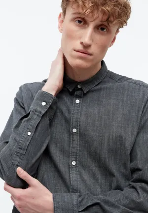 Jeanshemd GBDEVIS out of organic cotton - Washed Black (Denim) Givn Berlin