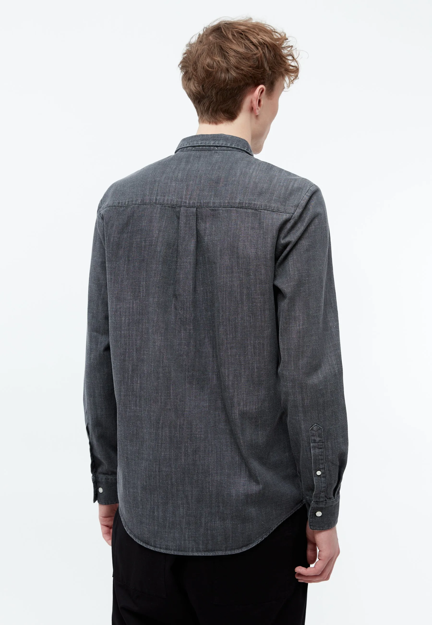 Jeanshemd GBDEVIS out of organic cotton - Washed Black (Denim) Givn Berlin