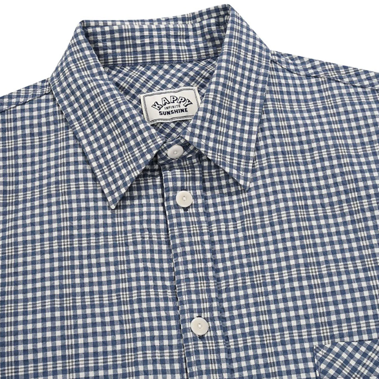 Kappy Vintage Check Shirt  Blue