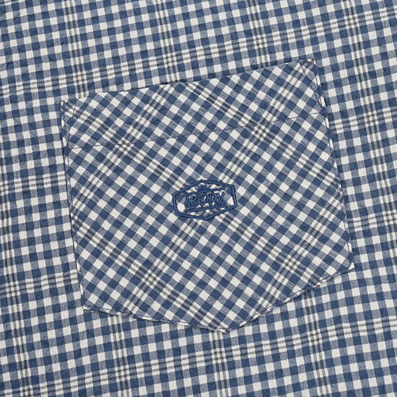 Kappy Vintage Check Shirt  Blue