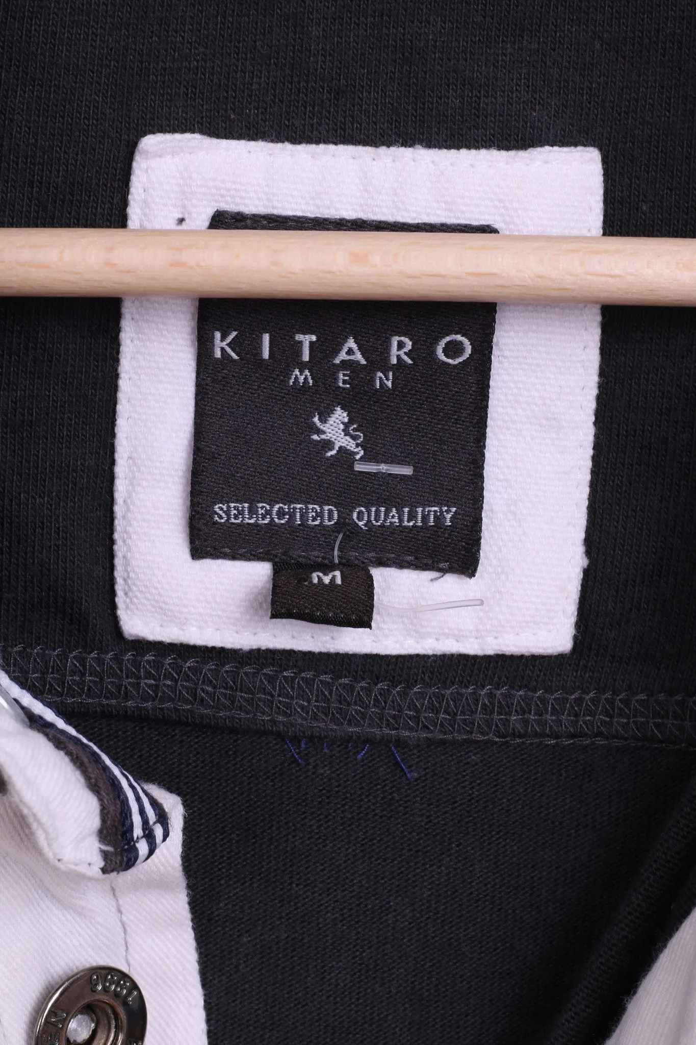 Kitaro Mens M Polo Shirt Dark Grey Cotton South Australian Sailing-Tour