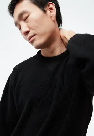 Knitted sweater GBCAMILLO made from certified merino wool - Black (Merino) Givn Berlin