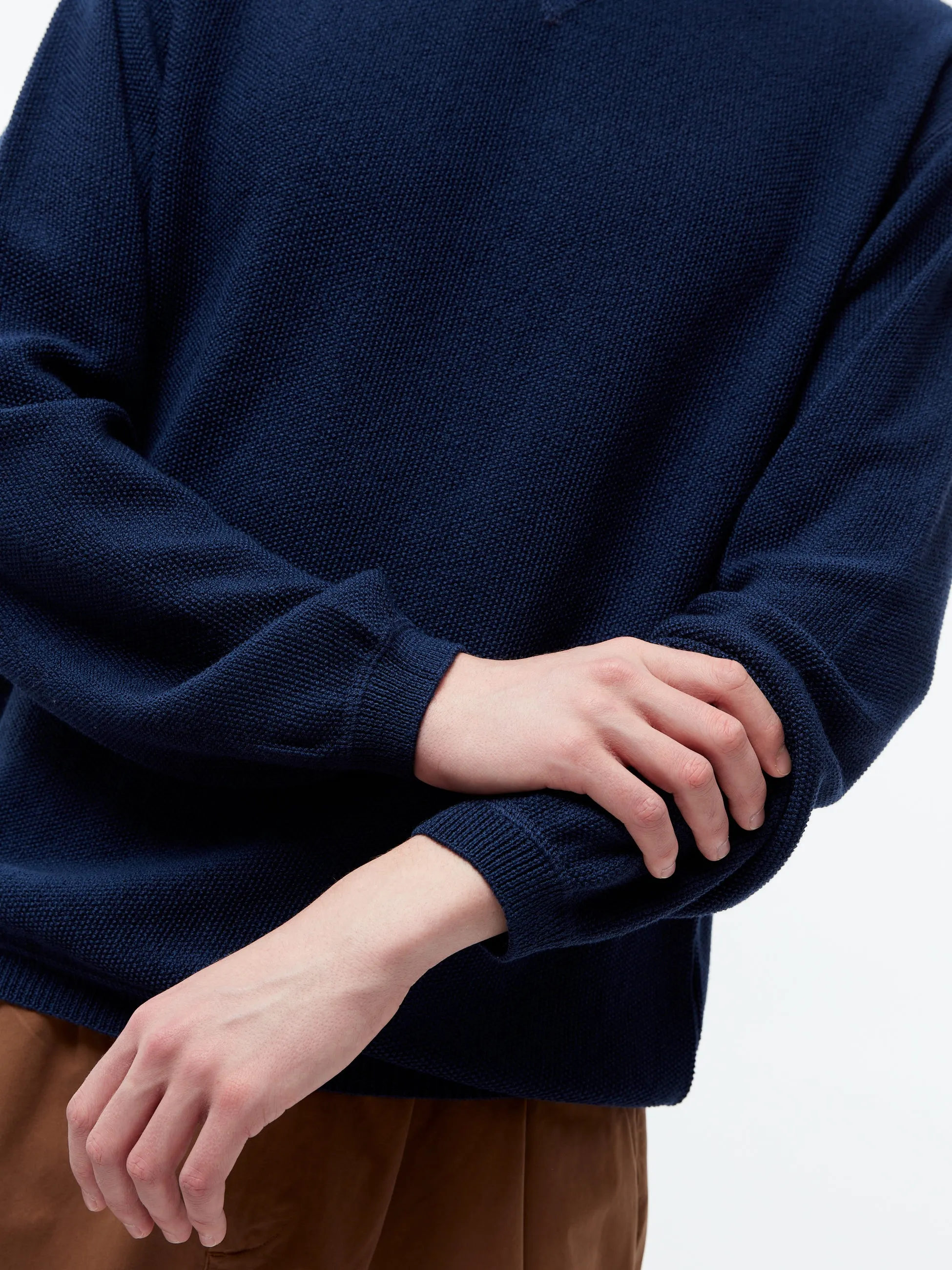 Knitted sweater GBCAMILLO made from certified merino wool - Water Blue (Merino) Givn Berlin