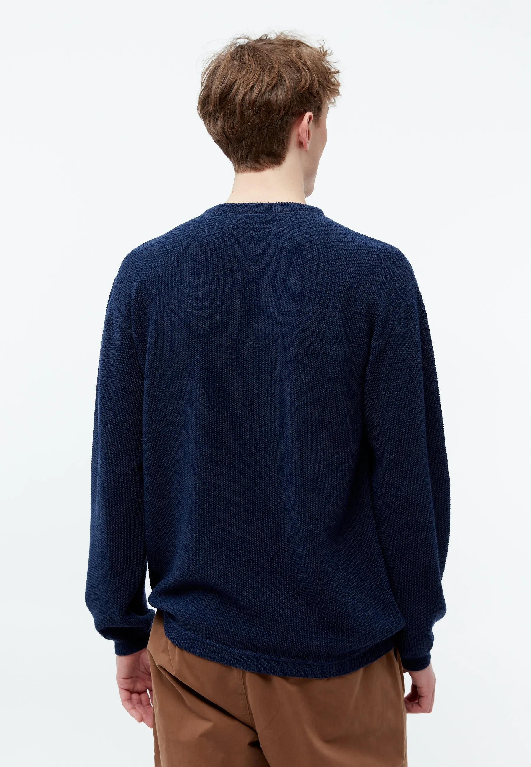 Knitted sweater GBCAMILLO made from certified merino wool - Water Blue (Merino) Givn Berlin
