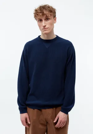 Knitted sweater GBCAMILLO made from certified merino wool - Water Blue (Merino) Givn Berlin